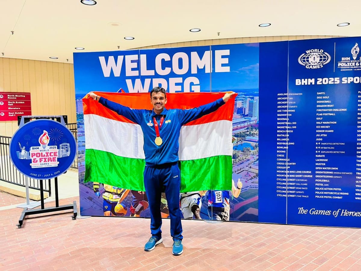 पलवल के गांव मर्रौली निवासी योगपाल सौरोत ने अमेरिका में स्वर्ण पदक जीतकर चमकाया देश का नाम