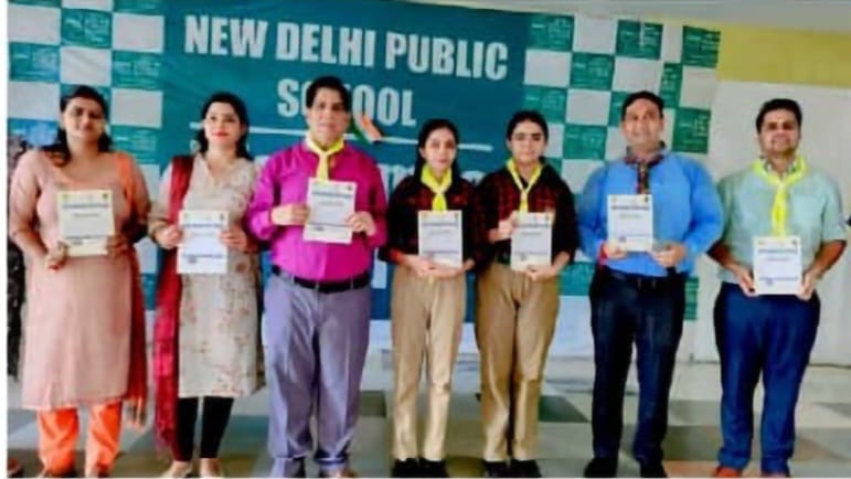 न्यू डीपीएस स्कूल पलवल में खुली स्काउट्स एंड गाइड्स की शाखा