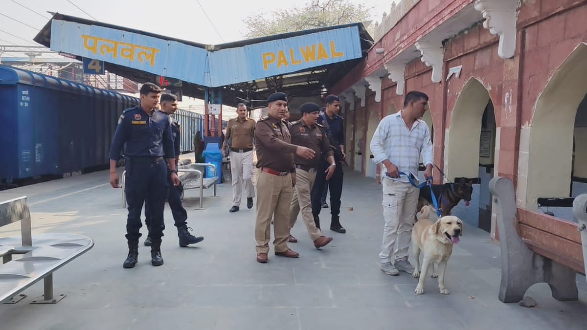 दिल्ली बम ब्लास्ट के मध्यनज़र पलवल पुलिस अलर्ट, जिले में सर्च अभियान जारी