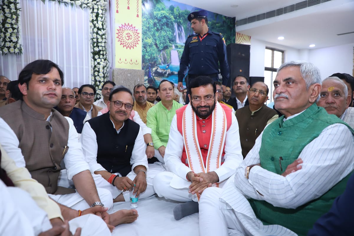 मुख्यमंत्री नायब सिंह सैनी ने स्वर्गीय जयपाल गौतम को अर्पित की श्रद्धांजलि