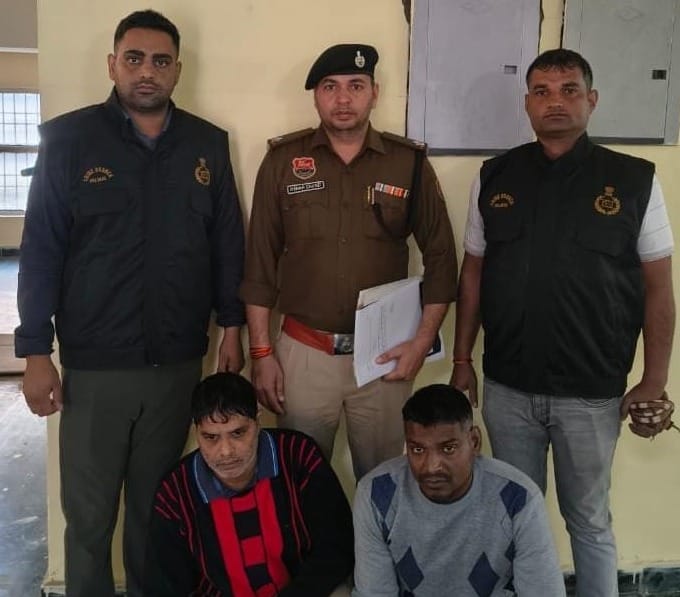 मारपीट और अपहरण के मामले में क्राइम ब्रांच पलवल ने दो आरोपी धरे, भेजे जेल