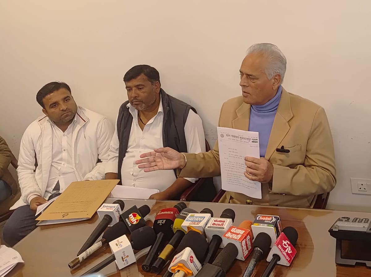 शासन वा प्रशासन की शह पर गांव सुल्तानपुर में अवैध खनन जोरों पर - करन सिंह दलाल