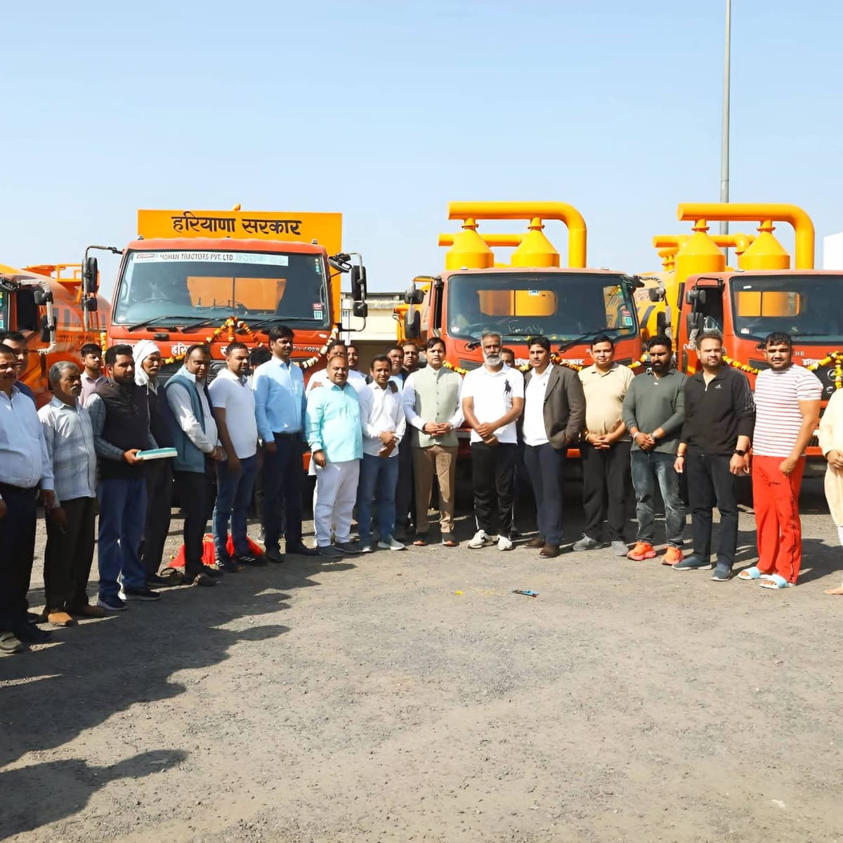 पलवल को मिली चार सुपर सकर मशीनों की सौगात, सीवरेज व्यवस्था होगी सुदृढ़ - गौरव गौतम