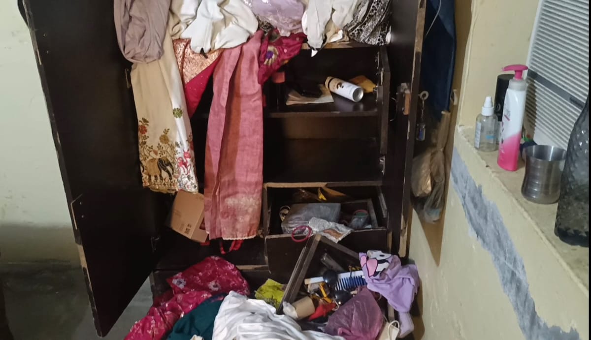 पलवल के पॉश इलाके न्यू कॉलोनी में दिन दहाड़े चोरी