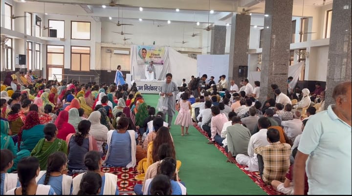 पंजाबी धर्मशाला पलवल में निरंकारी बाल समागन का हुआ आयोजन