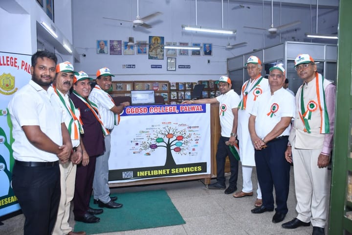 सनातन धर्म महाविद्यालय पलवल के पुस्तकालय में सूचना और नेटवर्क रिसर्च कॉर्नर हुआ शुरू