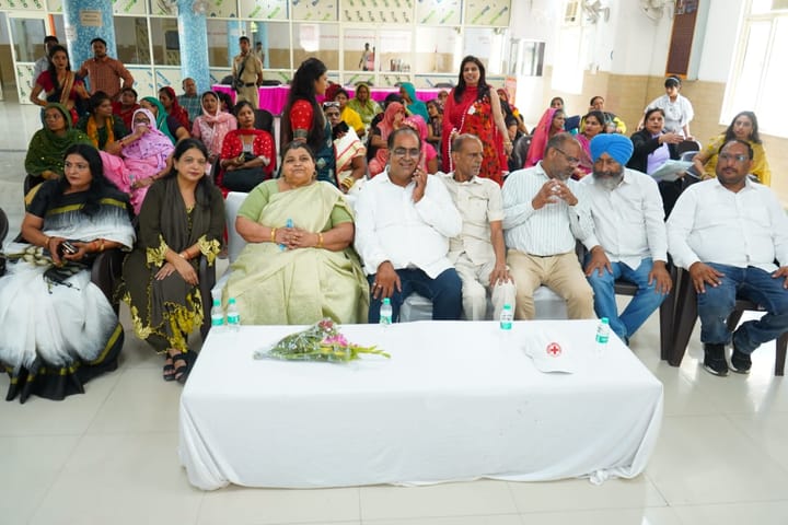 रेडक्रॉस लक्षित व्यवधान परियोजना की ओर से सामुदायिक कार्यक्रम का किया आयोजन