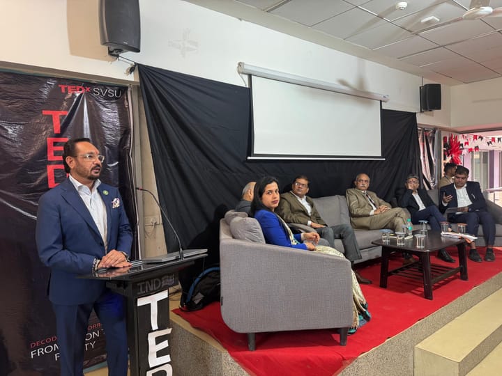 टेडएक्स श्री विश्वकर्मा कौशल विश्वविद्यालय पलवल में हुआ रचनात्मक मंथन