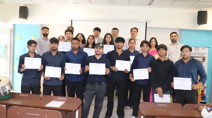 श्री विश्वकर्मा विश्वविद्यालय में राष्ट्रीय सेवा योजना का साप्ताहिक शिविर संपन्न